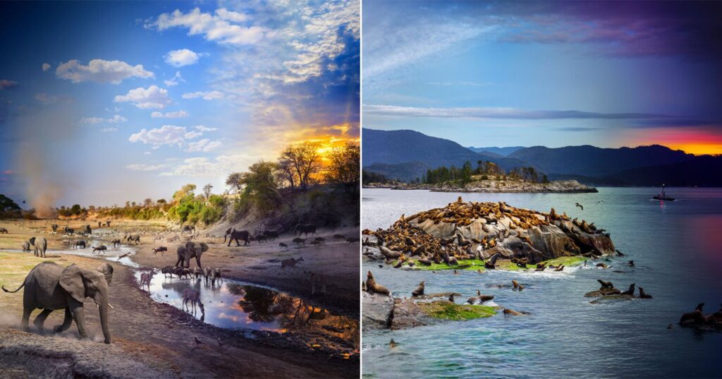 How Stephen Wilkes’ Day to Night Photos Capture Wildlife In an Entirely Different Way